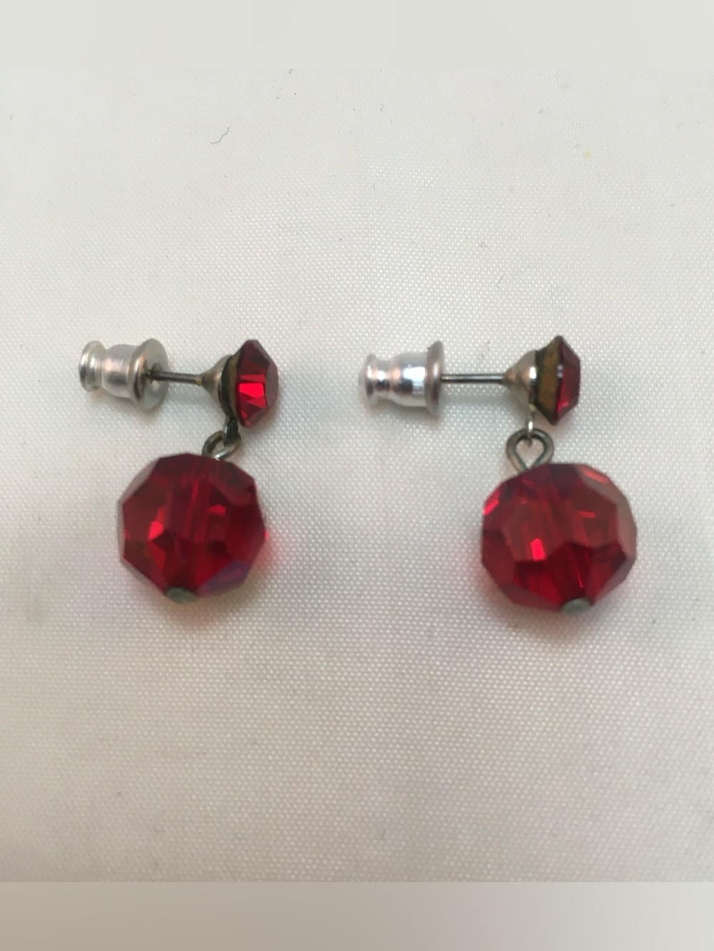 Garnet red Crystal Drop Earrings - Women Jewelry